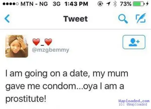Girl Says Her Mum Gave Her C*ndom On A Date, Then She Got This Epic Reply